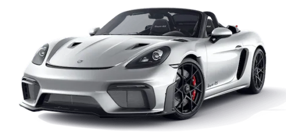 Vue gloable Porsche Boxster Spyder 718